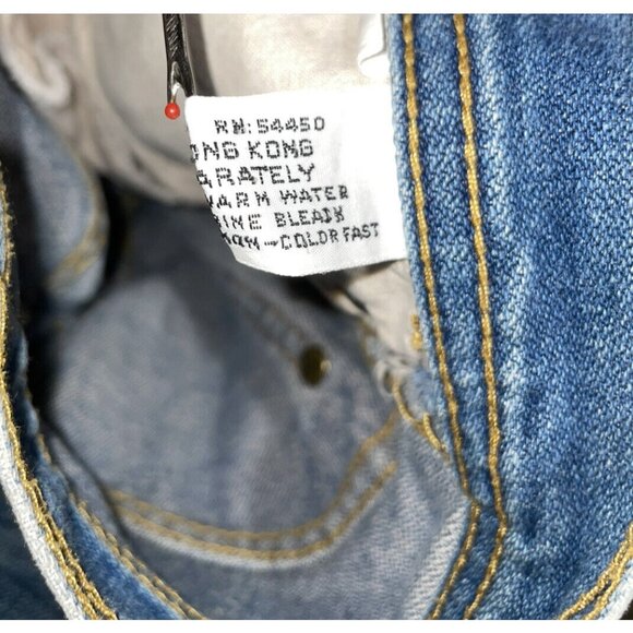 Willie Nelson Shotgun Vintage 70s Hippie Western Blue Jeans Womens Size 3 VTG - Picture 8 of 8